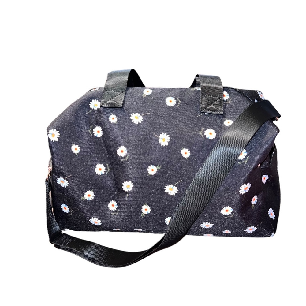 🌟NWT🌟 Alice + Olivia by Stacey Bendet Daisy Floral Duffle Bag Weekender - Picture 2 of 16